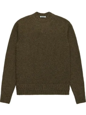 3sixteen Alpaca Crewneck Sweater Olive