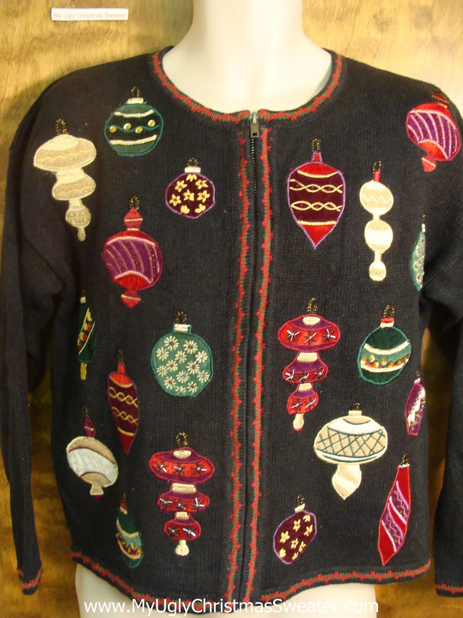 80s Ornaments Ugly Christmas Sweater