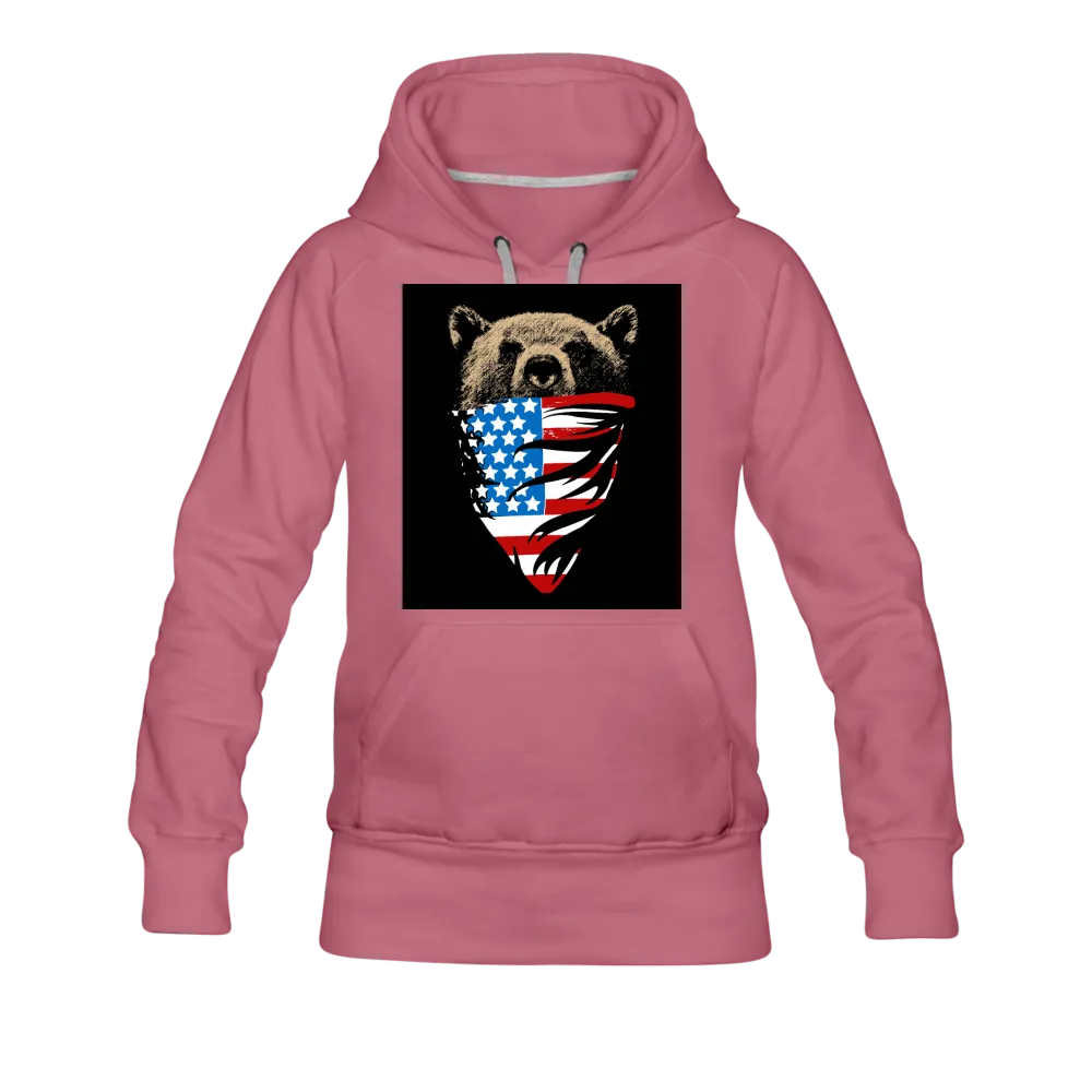 American Bear Women’s Premium Hoodie