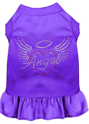 Angel Heart Rhinestone Dress Purple Sm (10)