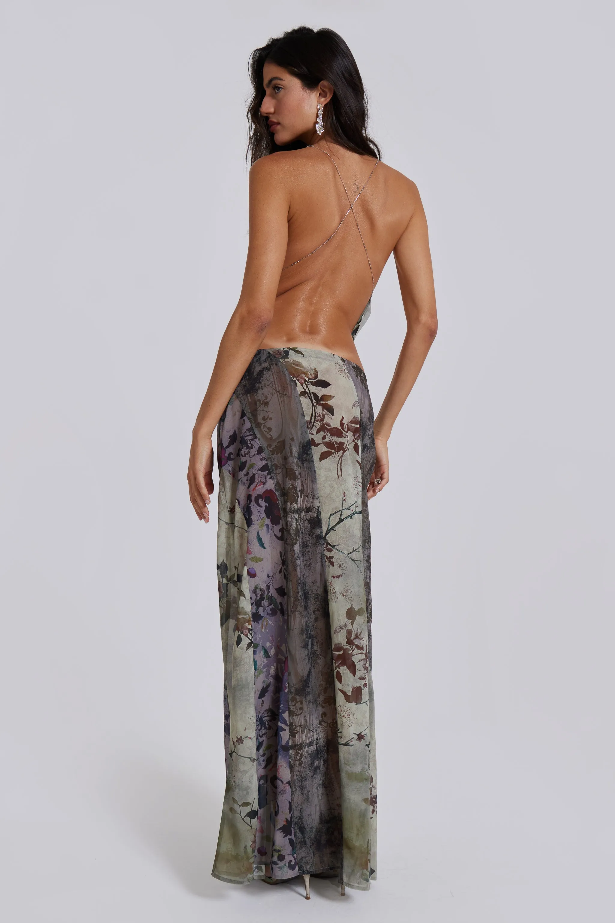 Asteria Panelled Maxi Skirt