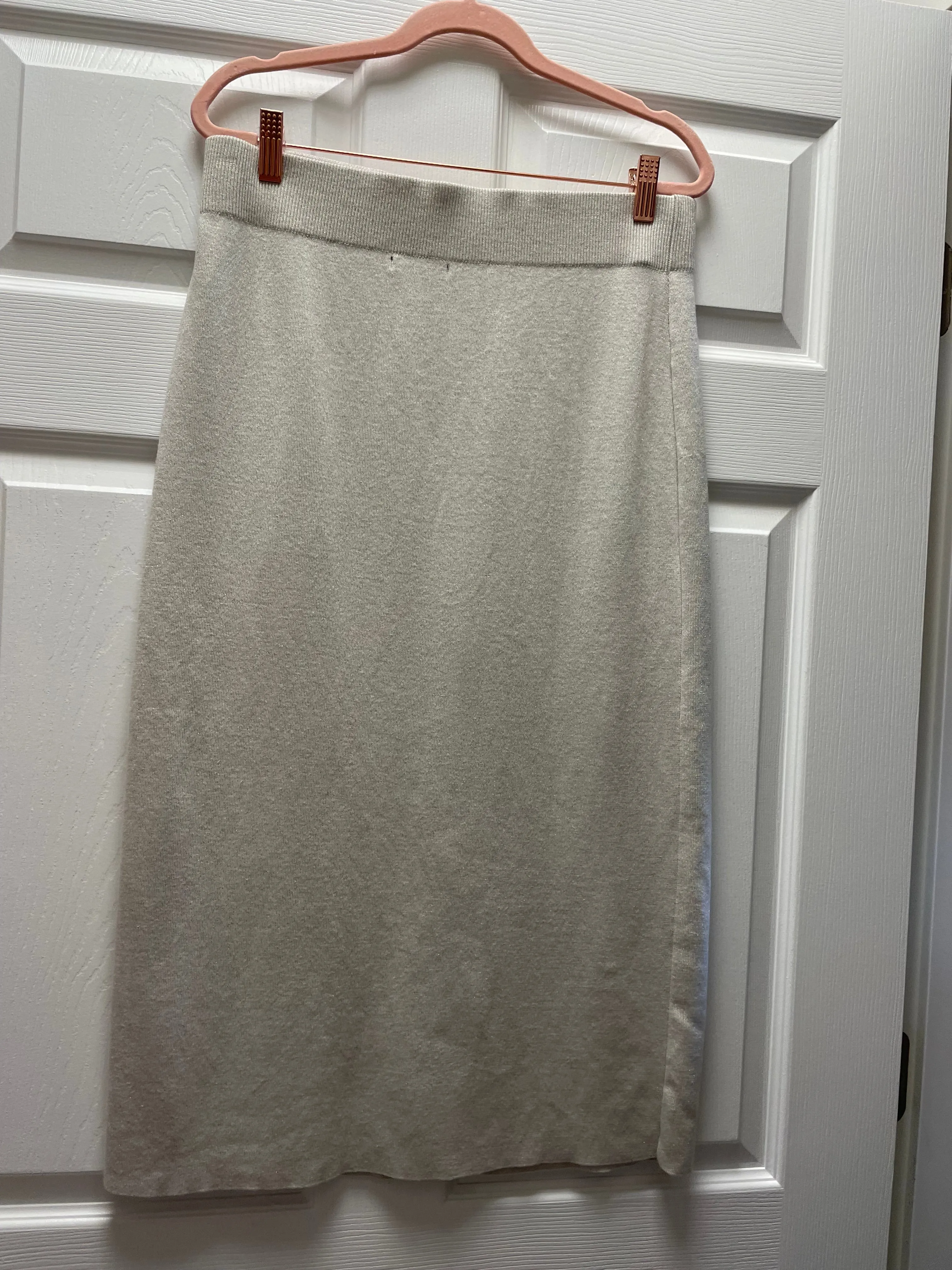 Banana Republic Knit Shimmer Skirt Sz M