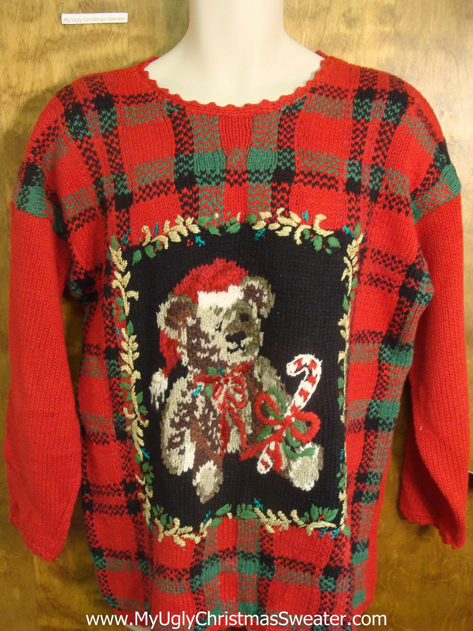 Christmas Teddy Bear Tacky Xmas Sweater