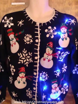 Cute Alert! Light Up Cheesy Christmas Sweater