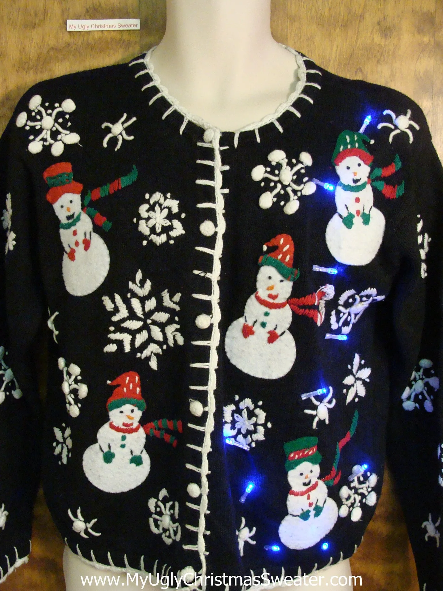 Cute Alert! Light Up Cheesy Christmas Sweater