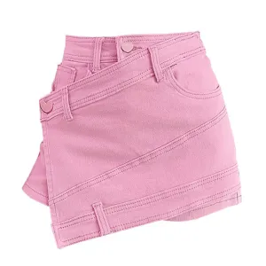 Danish Pastel Pink Heart Shorts