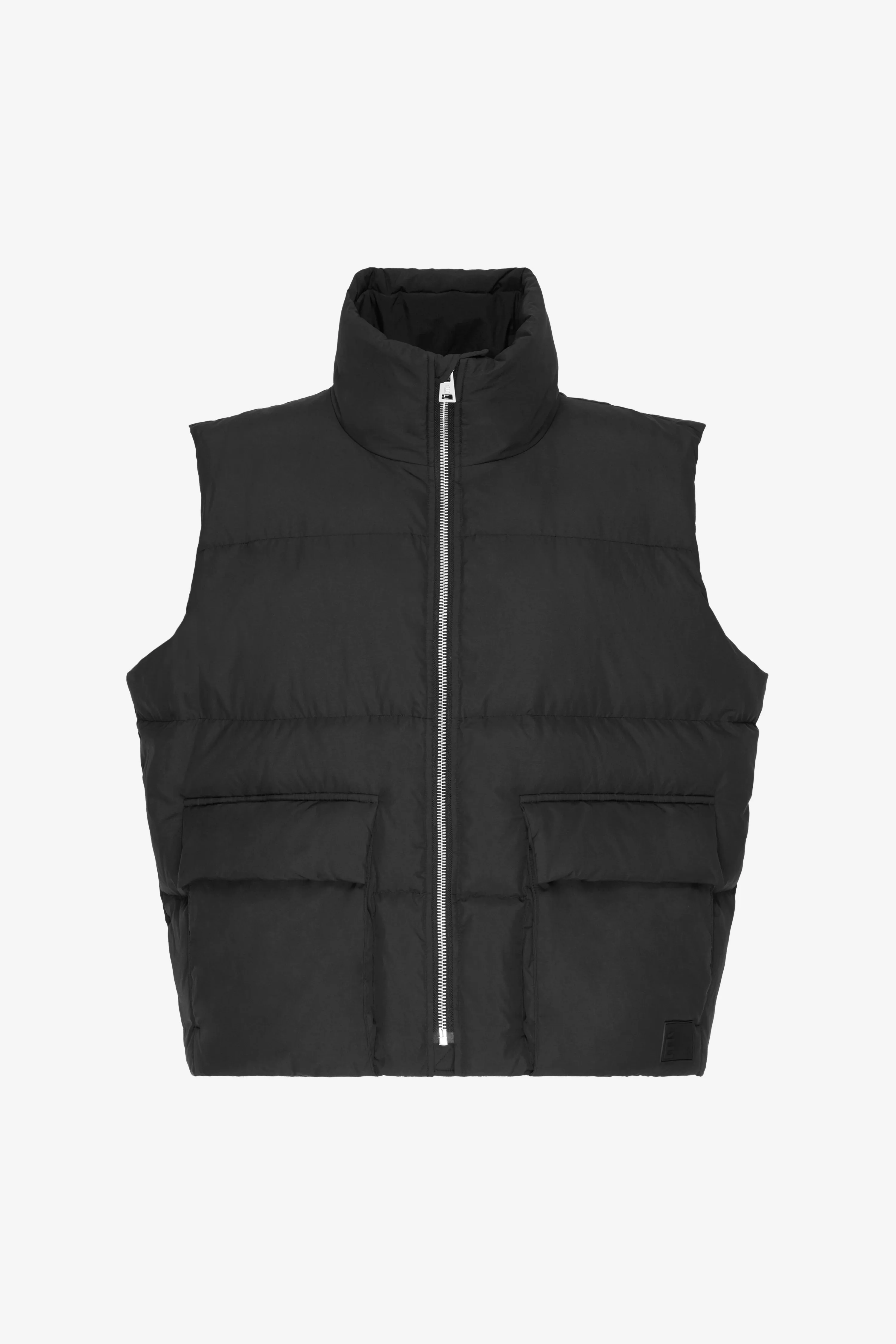 DOWN JACKET SLEEVELESS BLACK