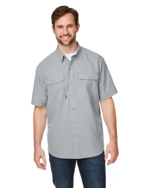 Dri Duck Men's Crossroad Dobby Short-Sleeve Woven Shirt