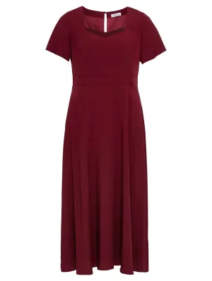 Evening dress SHEEGO, red wine