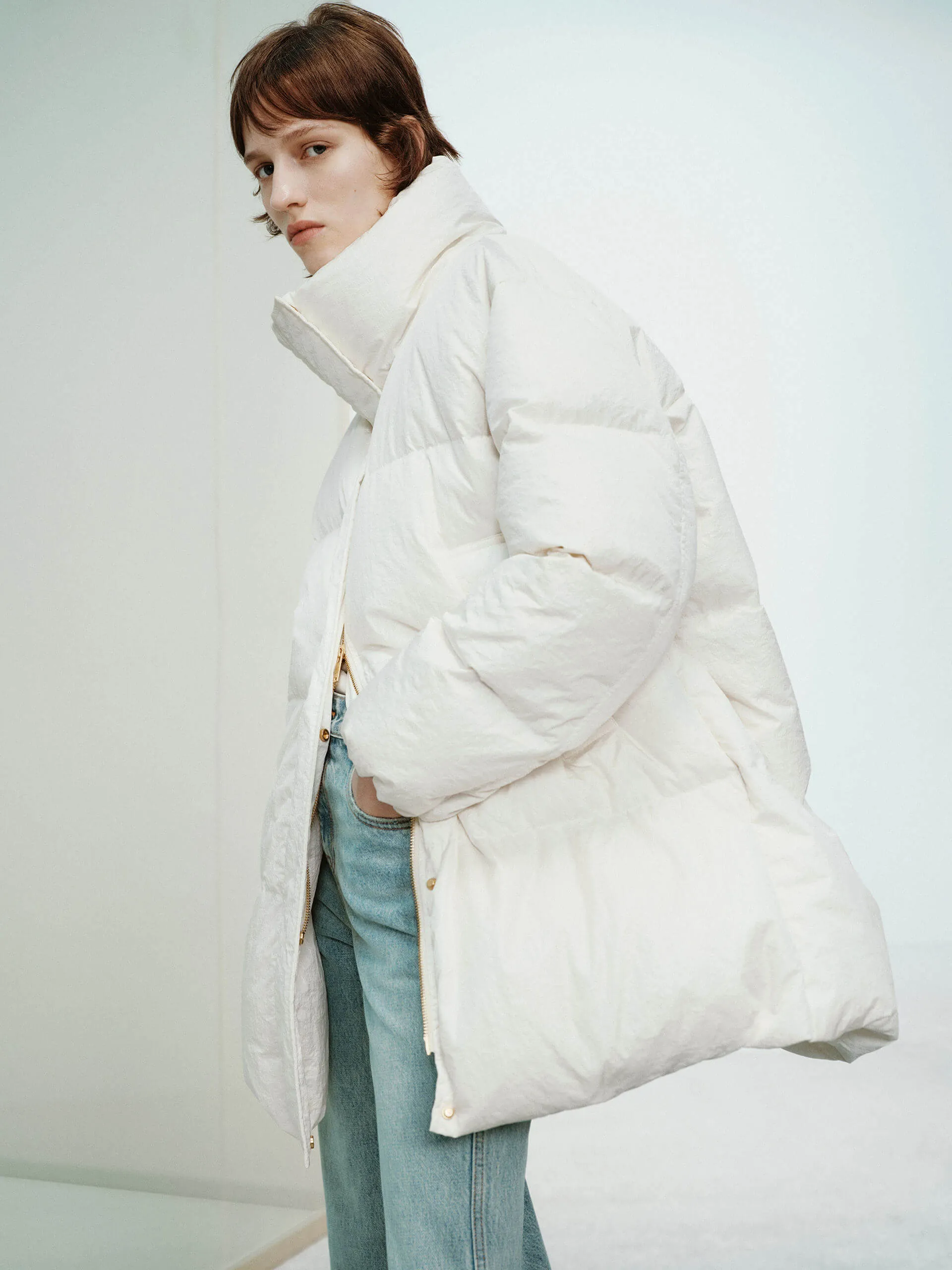 Funnel Neck Down Jacket