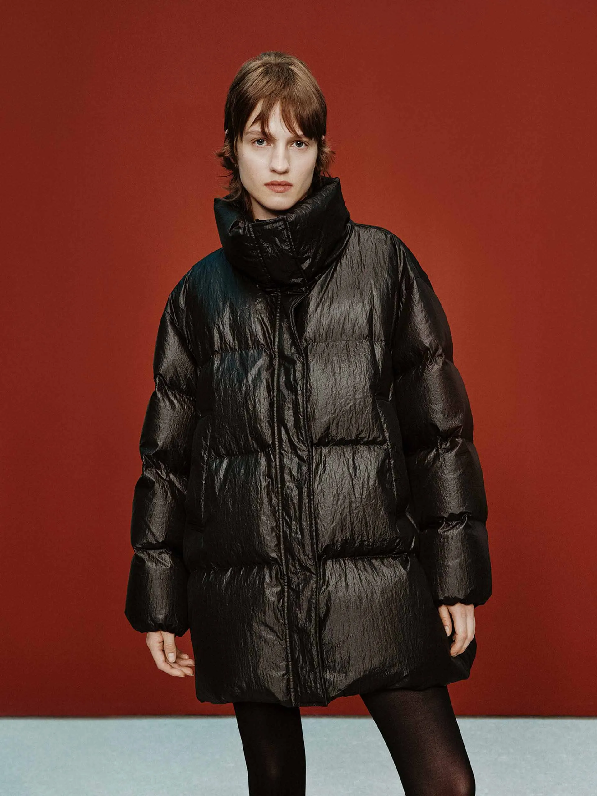 Funnel Neck Down Jacket