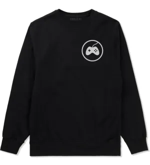 Gaming Game Controller Chest Mens Crewneck Sweatshirt