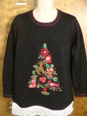 Holiday Favorites Tree Tacky Xmas Party Sweater