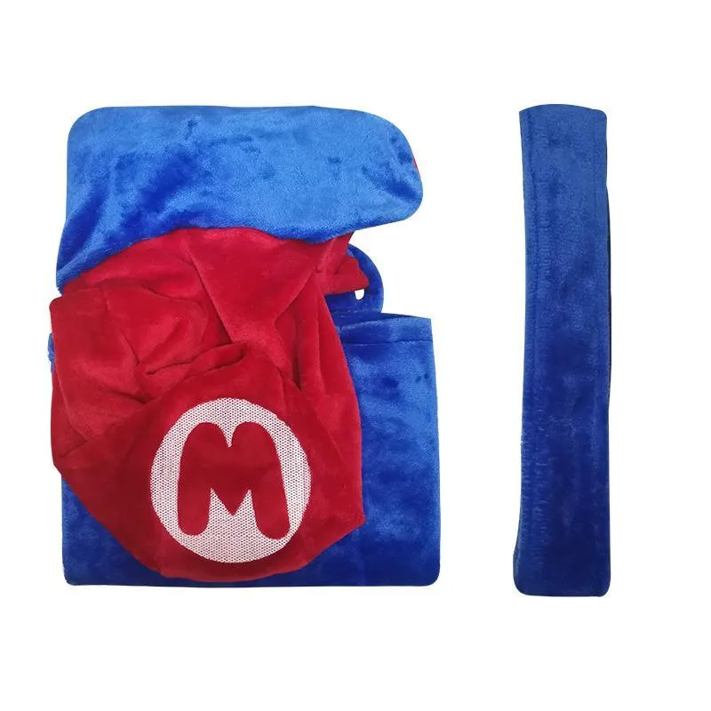 Kids Super Mario Kigurumi Robes Animal Pajamas Flannel Sleepwear For Adult