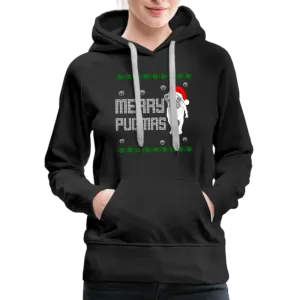 Merry Pugmas Women’s Premium Hoodie