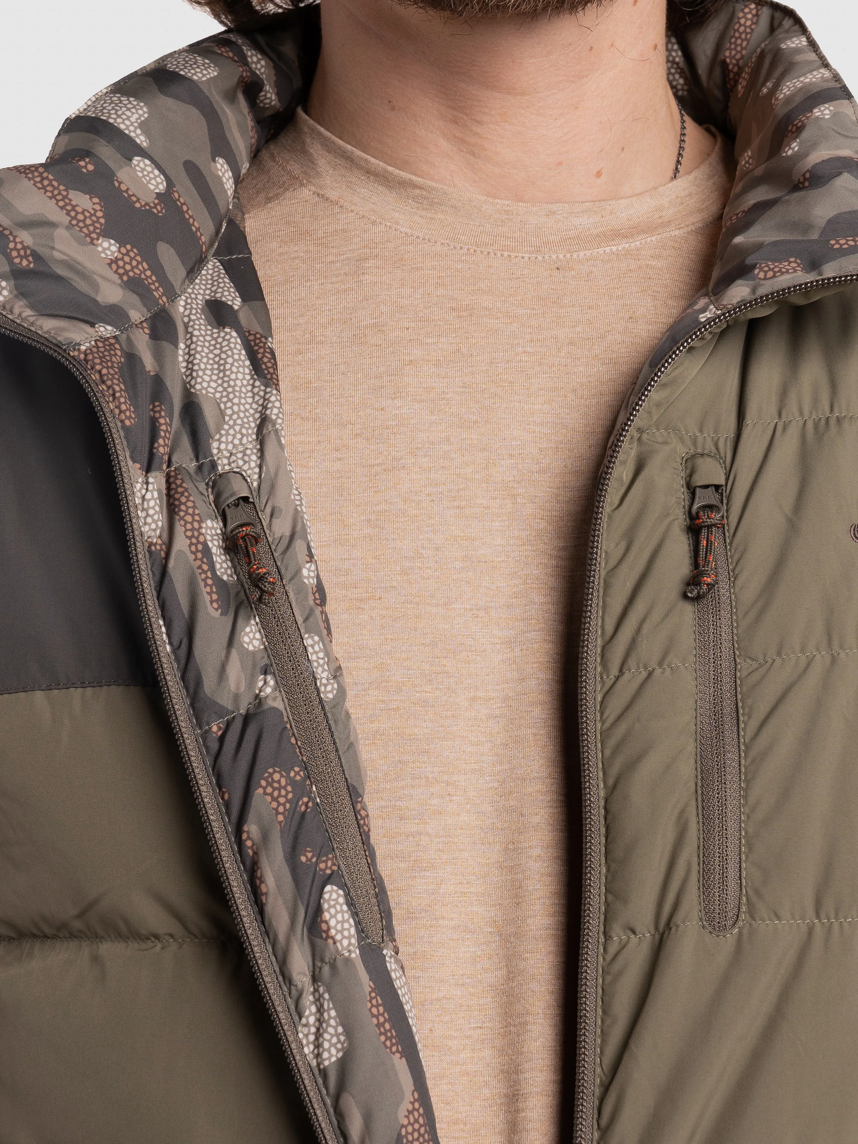 M's DryDown Reversible Jacket - Moss / Woodland