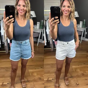 No Matter What Denim Short - Multiple Options