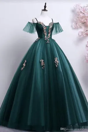 Prom Dress Formal Dress Evening Gown Green Prom Dress