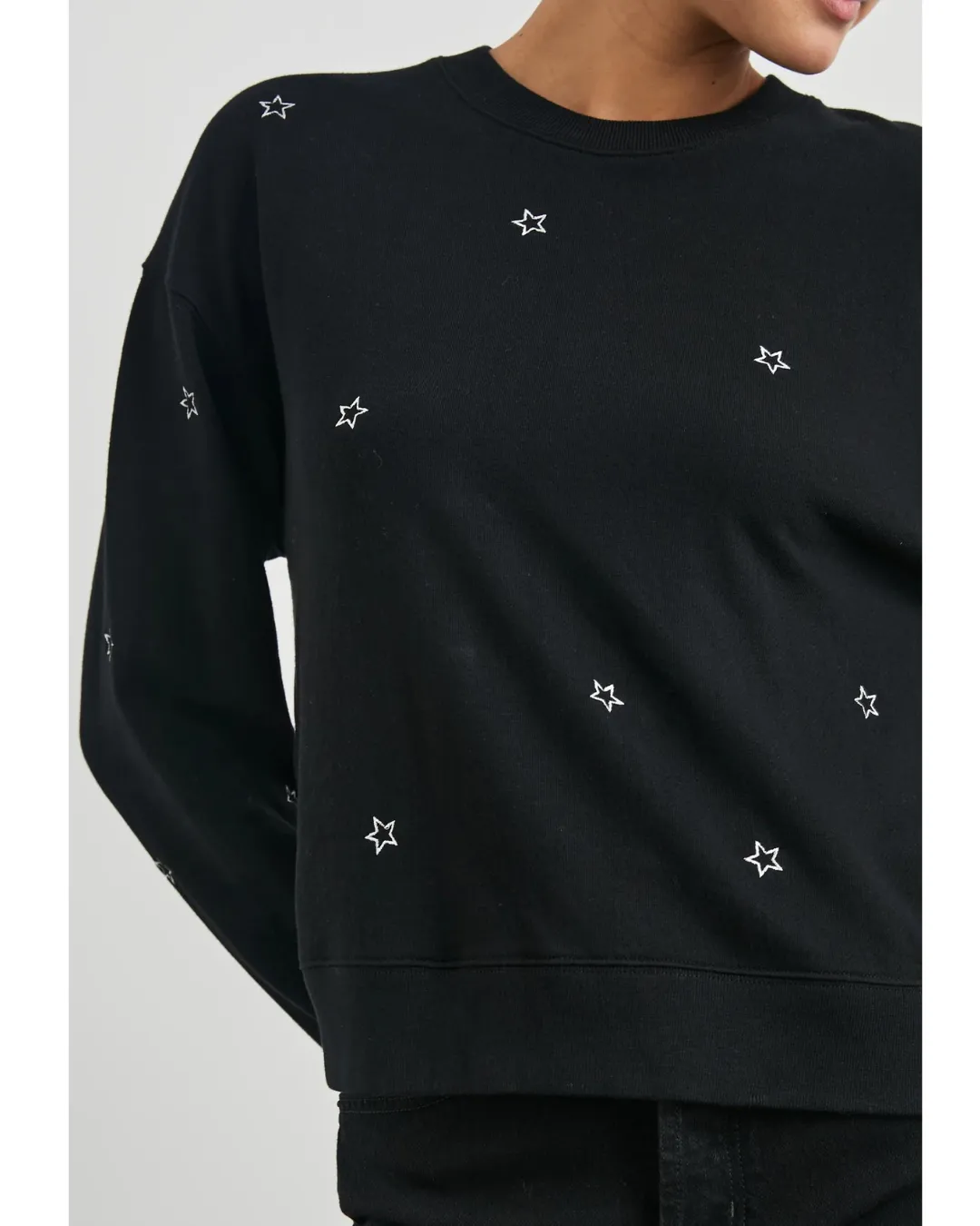 Ramona Sweater Black Silver Star