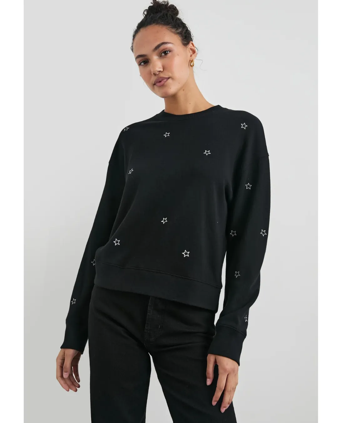 Ramona Sweater Black Silver Star