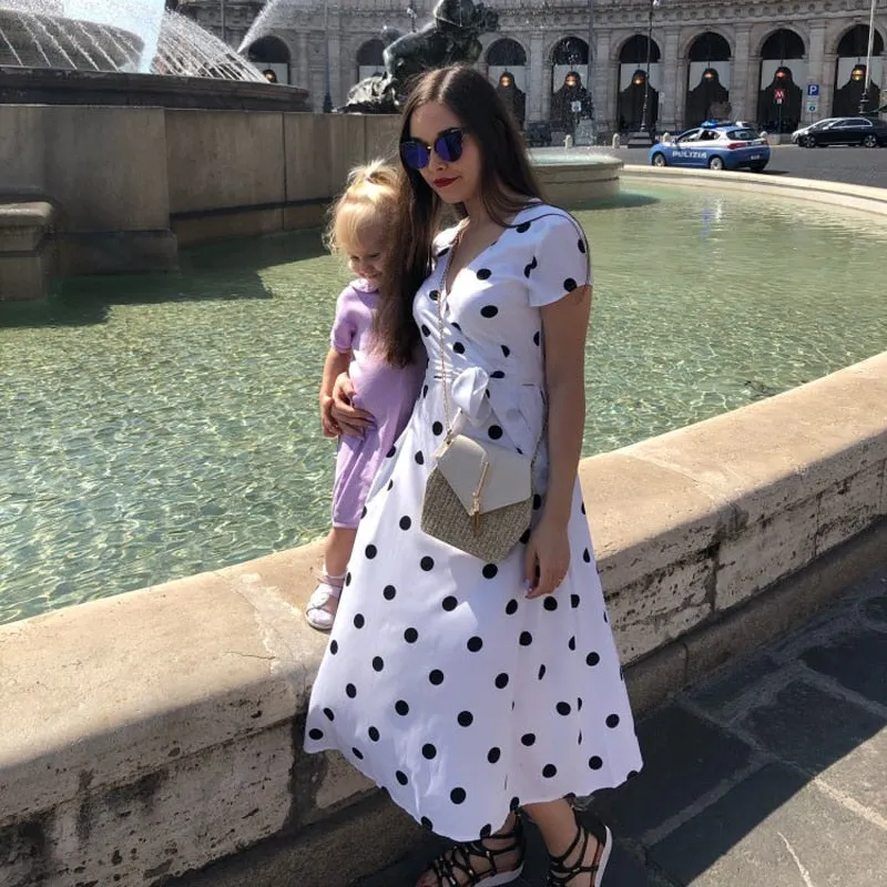 Retro Polka Dot Dress