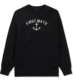 Sailing First Mate Anchor Mens Crewneck Sweatshirt