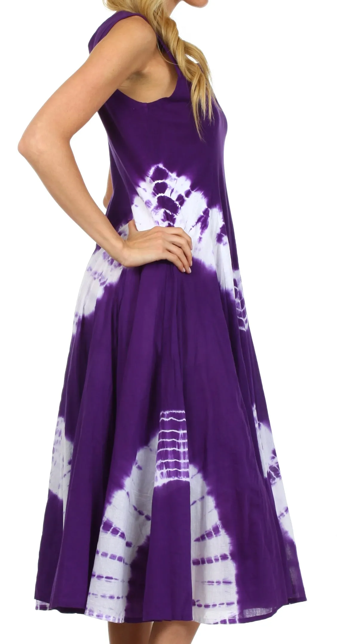 Sakkas Windsong Tie Dye Two Way Dress