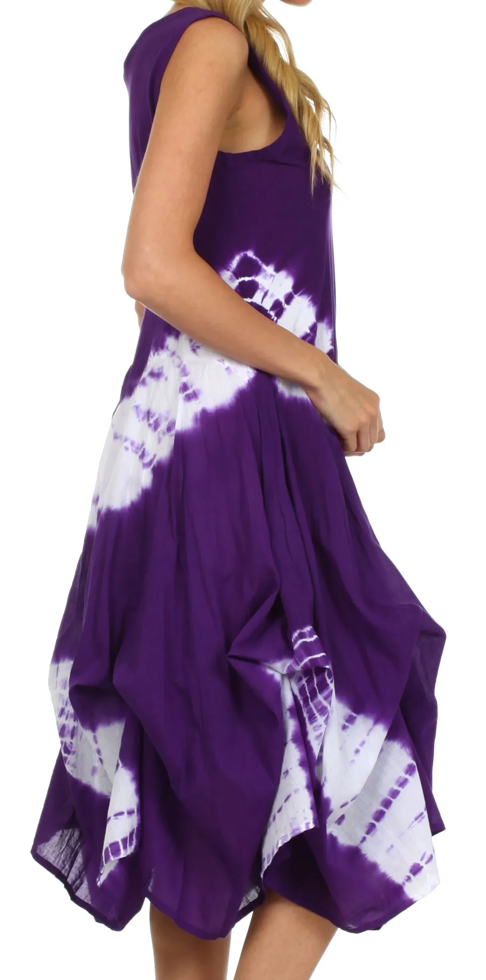 Sakkas Windsong Tie Dye Two Way Dress