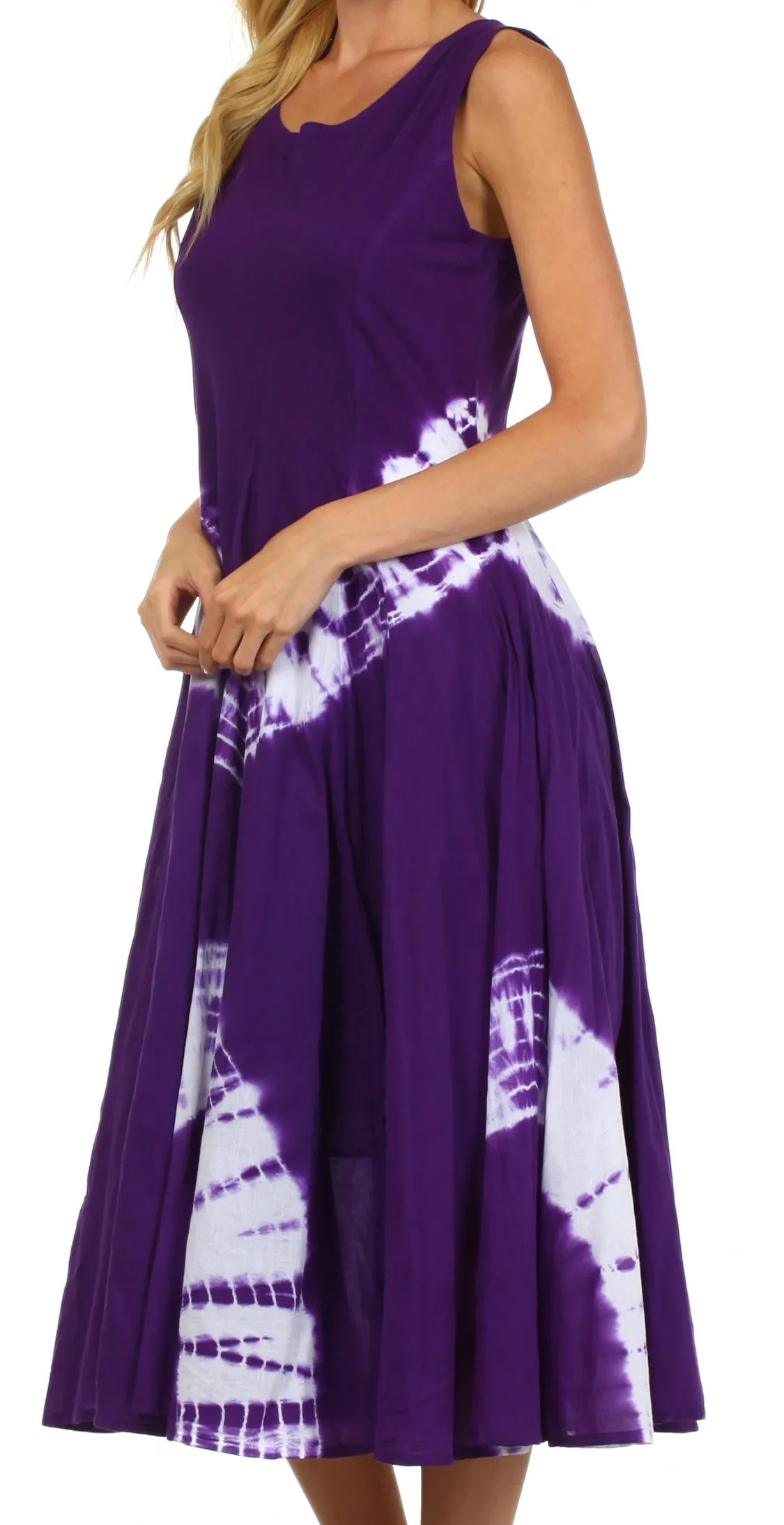 Sakkas Windsong Tie Dye Two Way Dress