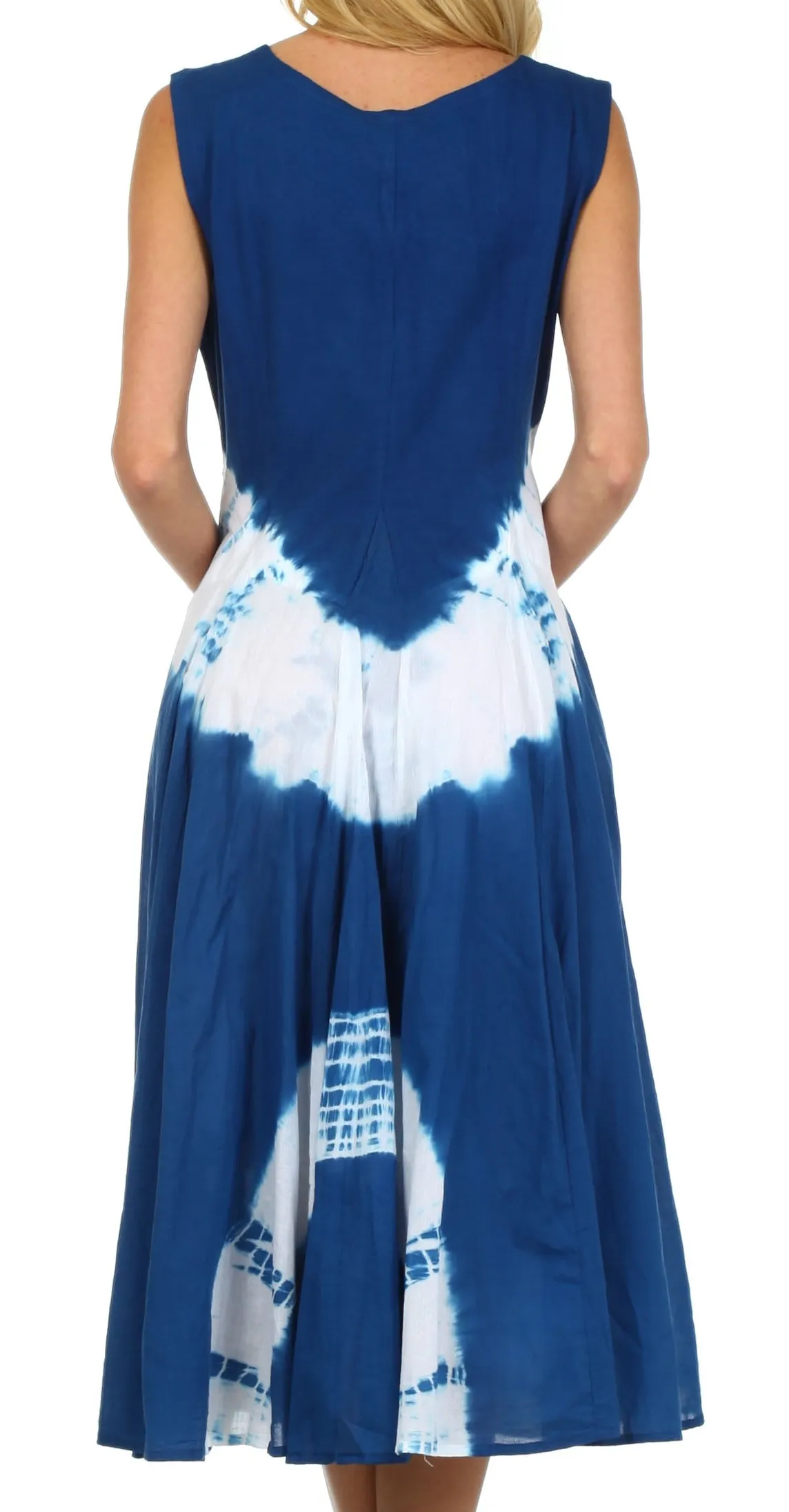 Sakkas Windsong Tie Dye Two Way Dress