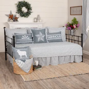 Sawyer Mill Blue Ticking Stripe 5pc Daybed Set