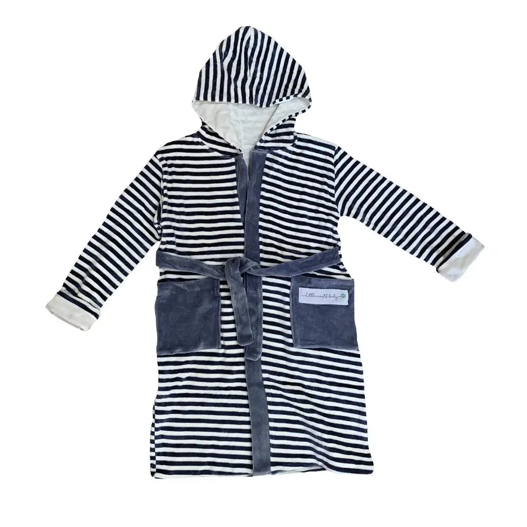 Stripe Kids Organic Robes