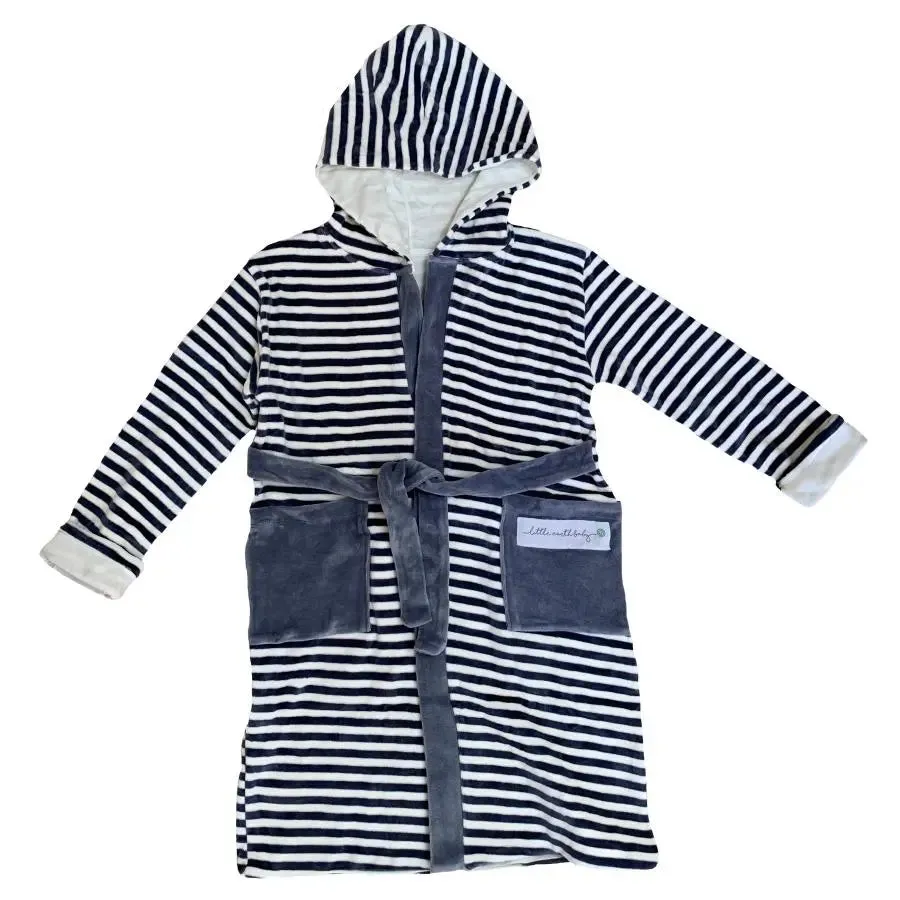 Stripe Kids Organic Robes