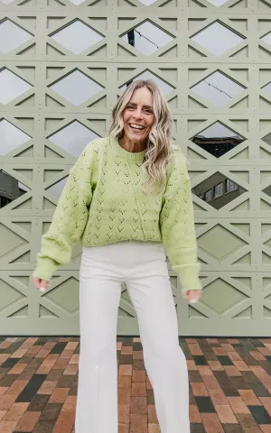 Summer Margs Eyelet Sweater