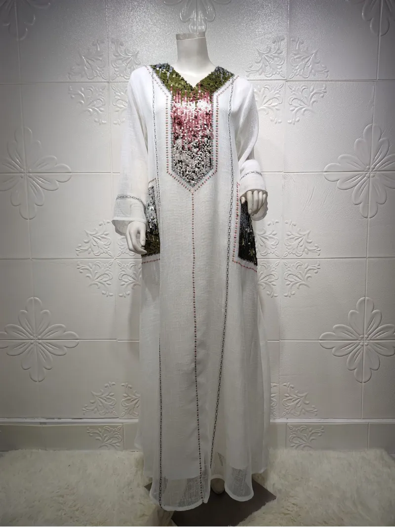 Women's Cross-Border Dubai Style Embroidered Abaya Muslim