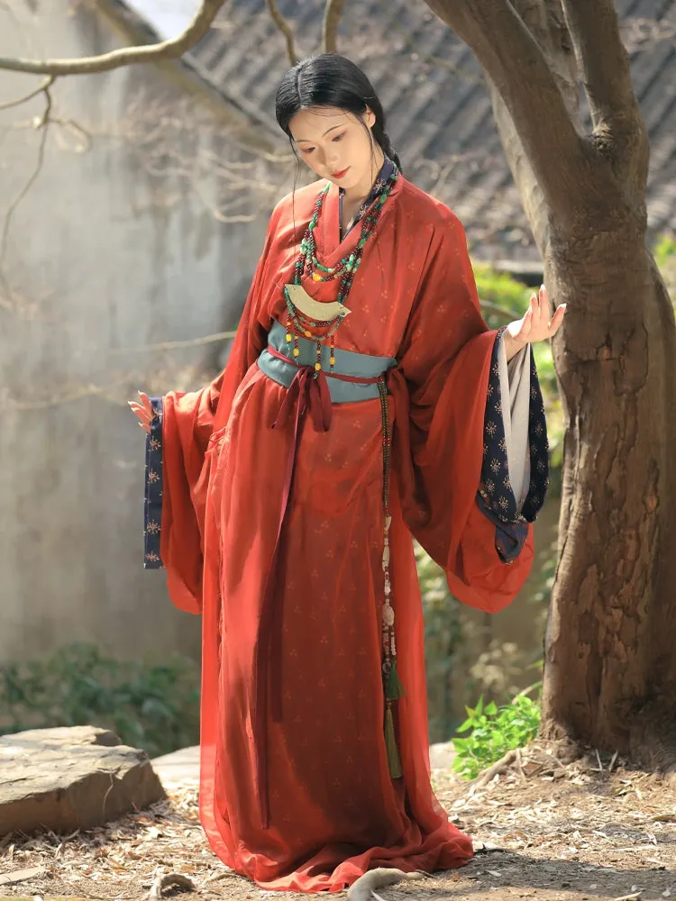 Xiao Lingxing 小菱形 Little Diamond Warring States Mashan Tomb Restoration Zhiju Robe Set